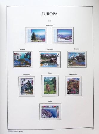 1956-2011, Collection d'Europa en 6 volumes Leuchtturm,