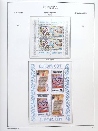 1956-2011, Collection d'Europa en 6 volumes Leuchtturm,
