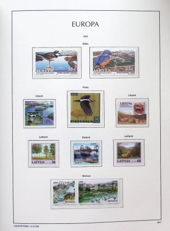 1956-2011, Collection d'Europa en 6 volumes Leuchtturm,