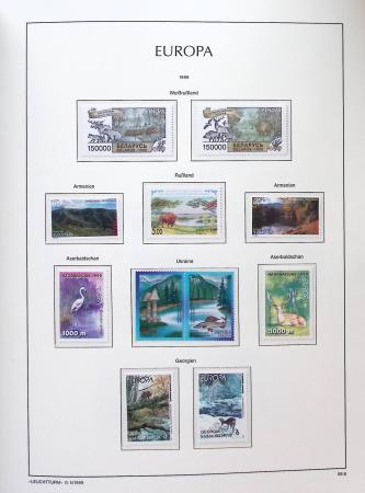 1956-2011, Collection d'Europa en 6 volumes Leuchtturm,
