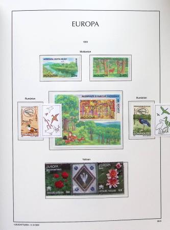 1956-2011, Collection d'Europa en 6 volumes Leuchtturm,