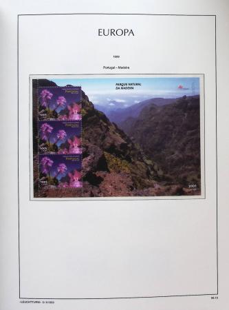 1956-2011, Collection d'Europa en 6 volumes Leuchtturm,