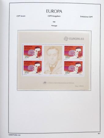 1956-2011, Collection d'Europa en 6 volumes Leuchtturm,