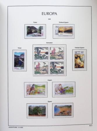 1956-2011, Collection d'Europa en 6 volumes Leuchtturm,