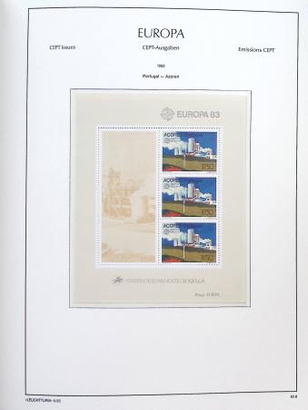 1956-2011, Collection d'Europa en 6 volumes Leuchtturm,