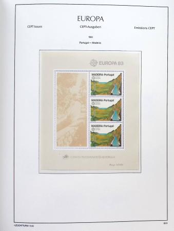 1956-2011, Collection d'Europa en 6 volumes Leuchtturm,