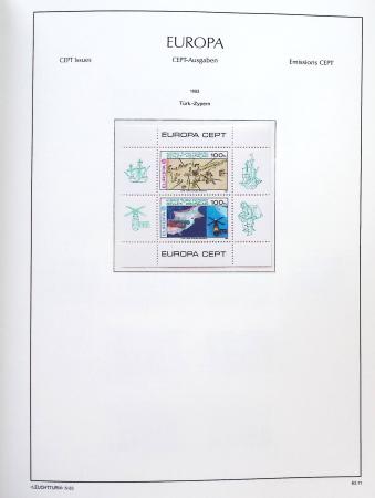 1956-2011, Collection d'Europa en 6 volumes Leuchtturm,
