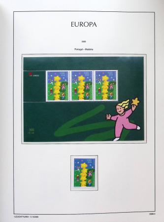 1956-2011, Collection d'Europa en 6 volumes Leuchtturm,
