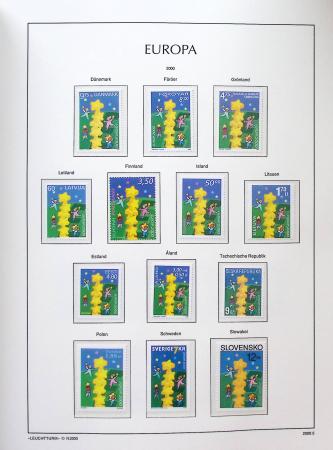 1956-2011, Collection d'Europa en 6 volumes Leuchtturm,