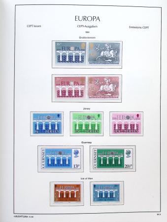 1956-2011, Collection d'Europa en 6 volumes Leuchtturm,