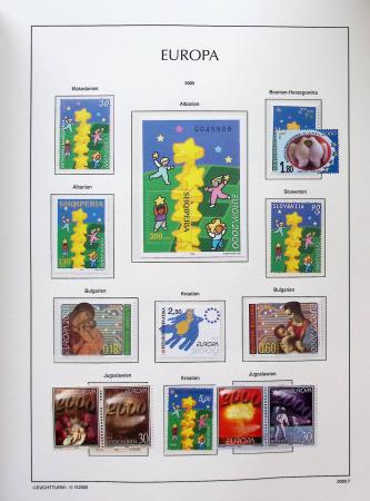 1956-2011, Collection d'Europa en 6 volumes Leuchtturm,