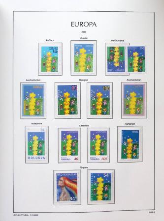 1956-2011, Collection d'Europa en 6 volumes Leuchtturm,