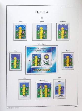 1956-2011, Collection d'Europa en 6 volumes Leuchtturm,