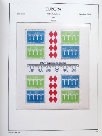 1956-2011, Collection d'Europa en 6 volumes Leuchtturm,