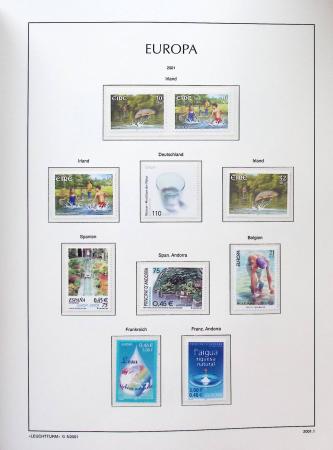 1956-2011, Collection d'Europa en 6 volumes Leuchtturm,