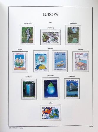 1956-2011, Collection d'Europa en 6 volumes Leuchtturm,