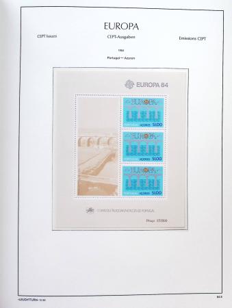 1956-2011, Collection d'Europa en 6 volumes Leuchtturm,