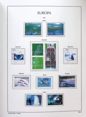 1956-2011, Collection d'Europa en 6 volumes Leuchtturm,