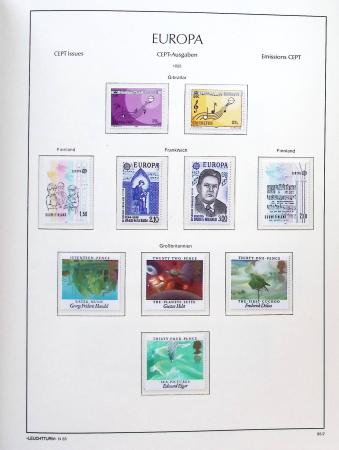 1956-2011, Collection d'Europa en 6 volumes Leuchtturm,