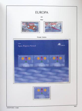 1956-2011, Collection d'Europa en 6 volumes Leuchtturm,