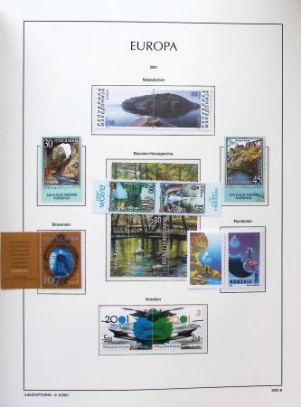 1956-2011, Collection d'Europa en 6 volumes Leuchtturm,