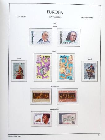1956-2011, Collection d'Europa en 6 volumes Leuchtturm,