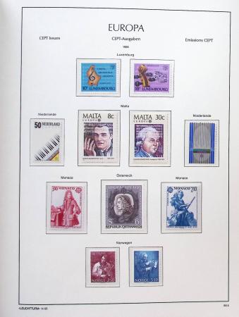 1956-2011, Collection d'Europa en 6 volumes Leuchtturm,