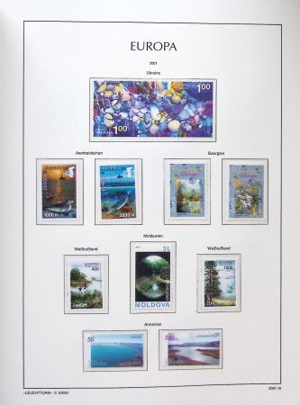 1956-2011, Collection d'Europa en 6 volumes Leuchtturm,