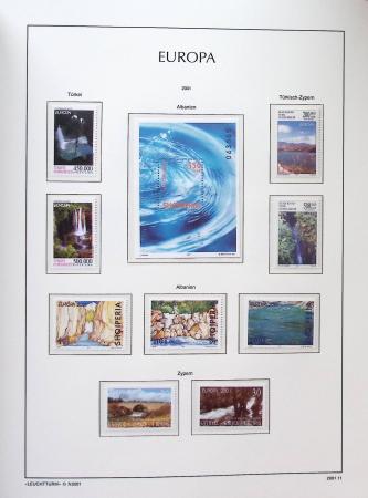 1956-2011, Collection d'Europa en 6 volumes Leuchtturm,