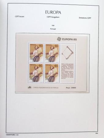 1956-2011, Collection d'Europa en 6 volumes Leuchtturm,