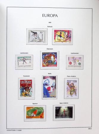 1956-2011, Collection d'Europa en 6 volumes Leuchtturm,
