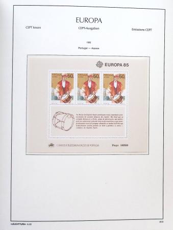 1956-2011, Collection d'Europa en 6 volumes Leuchtturm,