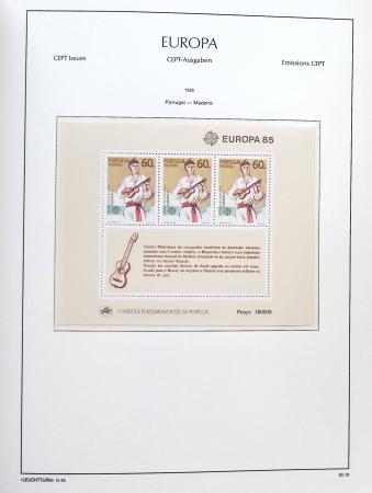 1956-2011, Collection d'Europa en 6 volumes Leuchtturm,