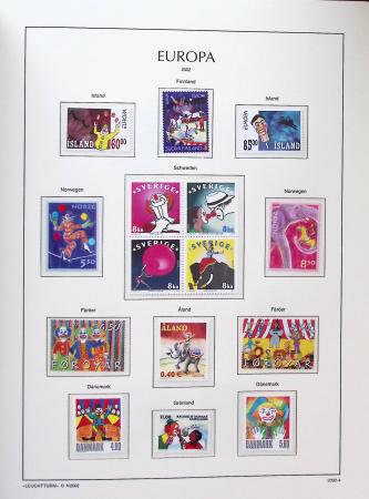 1956-2011, Collection d'Europa en 6 volumes Leuchtturm,