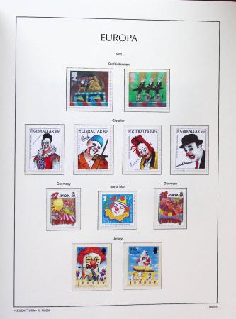 1956-2011, Collection d'Europa en 6 volumes Leuchtturm,