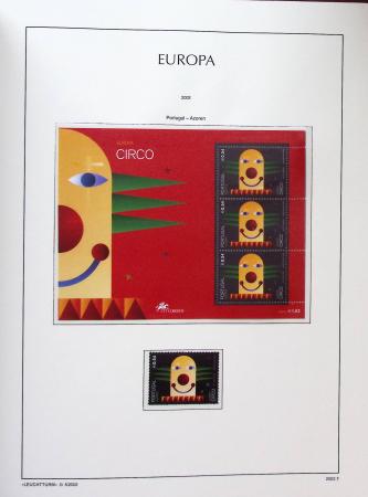 1956-2011, Collection d'Europa en 6 volumes Leuchtturm,