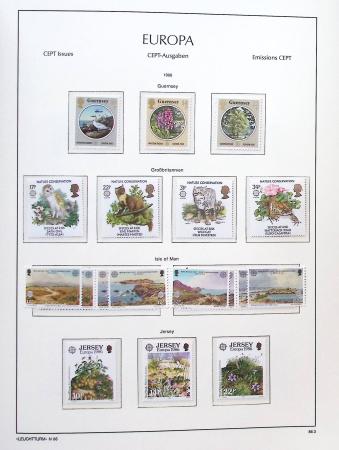 1956-2011, Collection d'Europa en 6 volumes Leuchtturm,