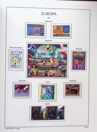 1956-2011, Collection d'Europa en 6 volumes Leuchtturm,