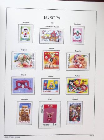 1956-2011, Collection d'Europa en 6 volumes Leuchtturm,