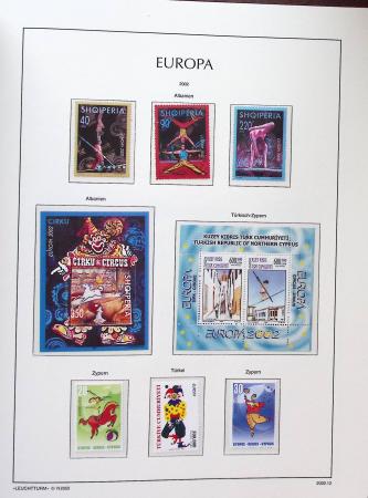 1956-2011, Collection d'Europa en 6 volumes Leuchtturm,