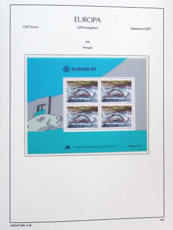 1956-2011, Collection d'Europa en 6 volumes Leuchtturm,