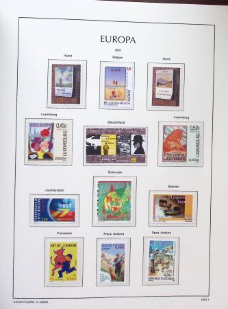 1956-2011, Collection d'Europa en 6 volumes Leuchtturm,