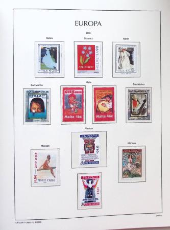 1956-2011, Collection d'Europa en 6 volumes Leuchtturm,