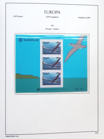 1956-2011, Collection d'Europa en 6 volumes Leuchtturm,