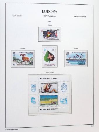 1956-2011, Collection d'Europa en 6 volumes Leuchtturm,
