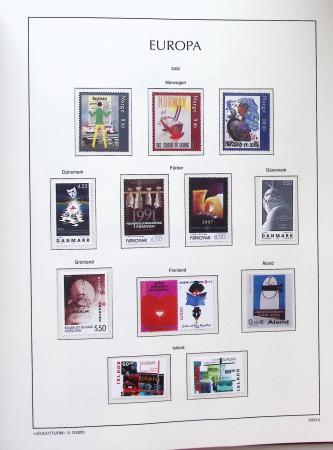 1956-2011, Collection d'Europa en 6 volumes Leuchtturm,