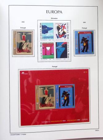 1956-2011, Collection d'Europa en 6 volumes Leuchtturm,