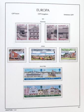 1956-2011, Collection d'Europa en 6 volumes Leuchtturm,