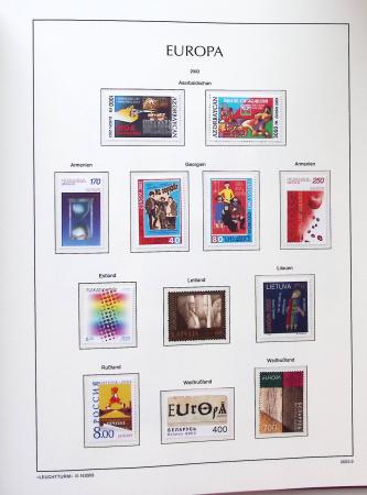 1956-2011, Collection d'Europa en 6 volumes Leuchtturm,
