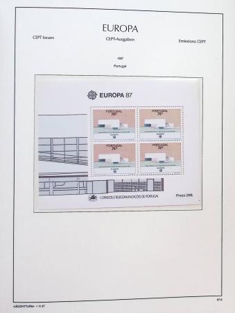 1956-2011, Collection d'Europa en 6 volumes Leuchtturm,